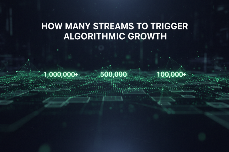 How Many Streams Does It Take to Trigger Algorithmic Growth on Spotify?